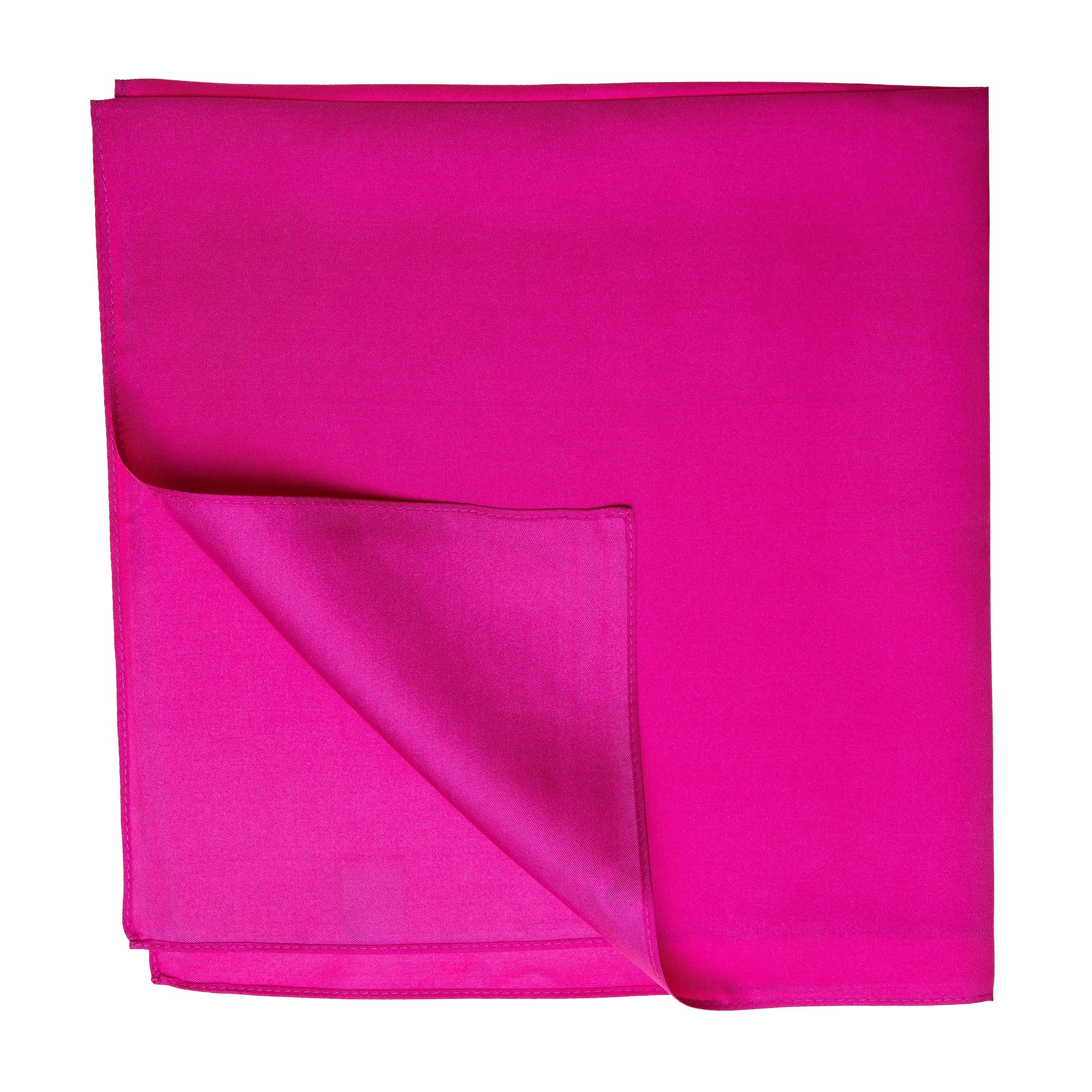 TINITEX Seidentuch Nickituch Halstuch Twill fuchsia