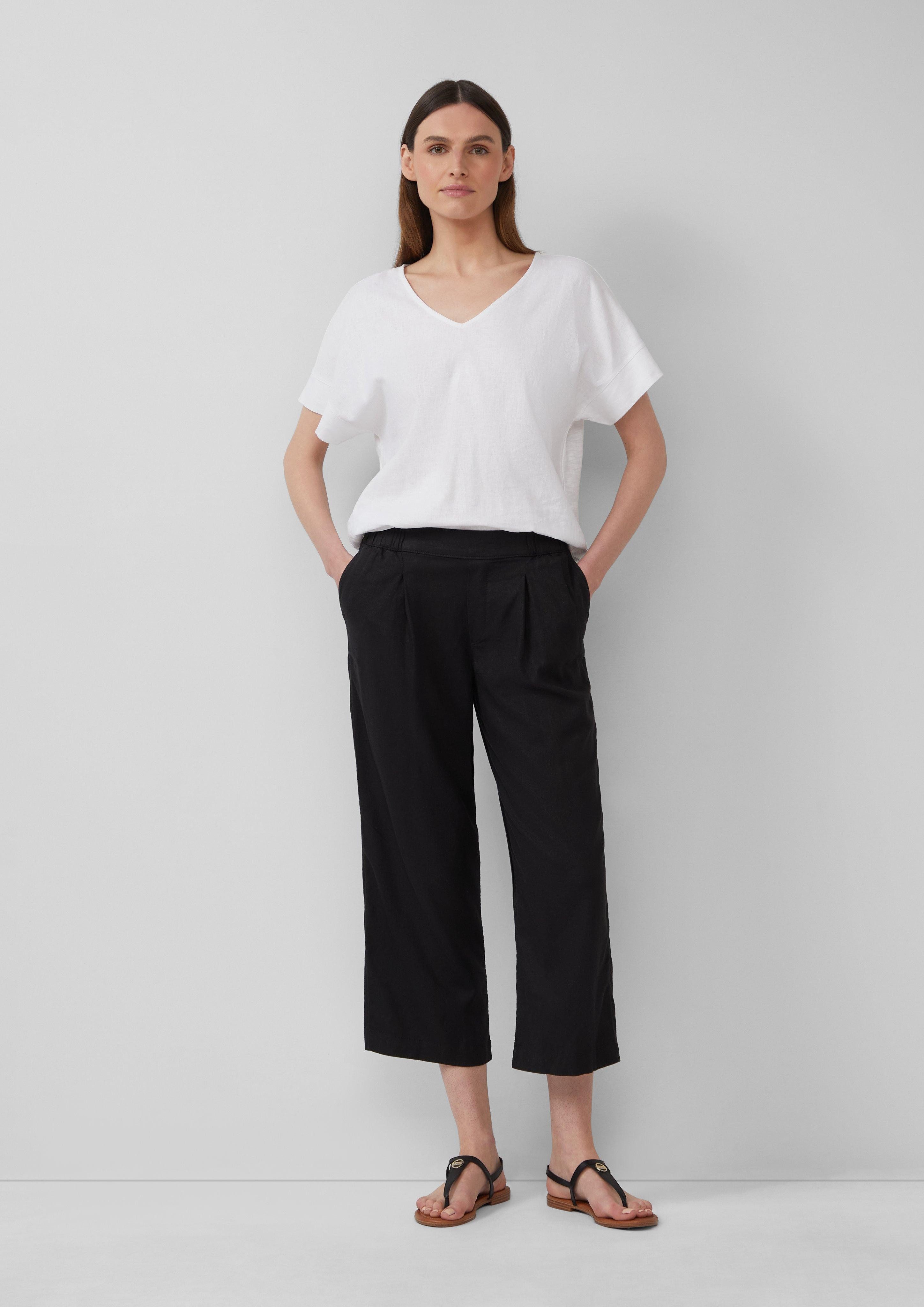 s.Oliver 3/4-Hose Culotte aus Leinenmix im günstig online kaufen