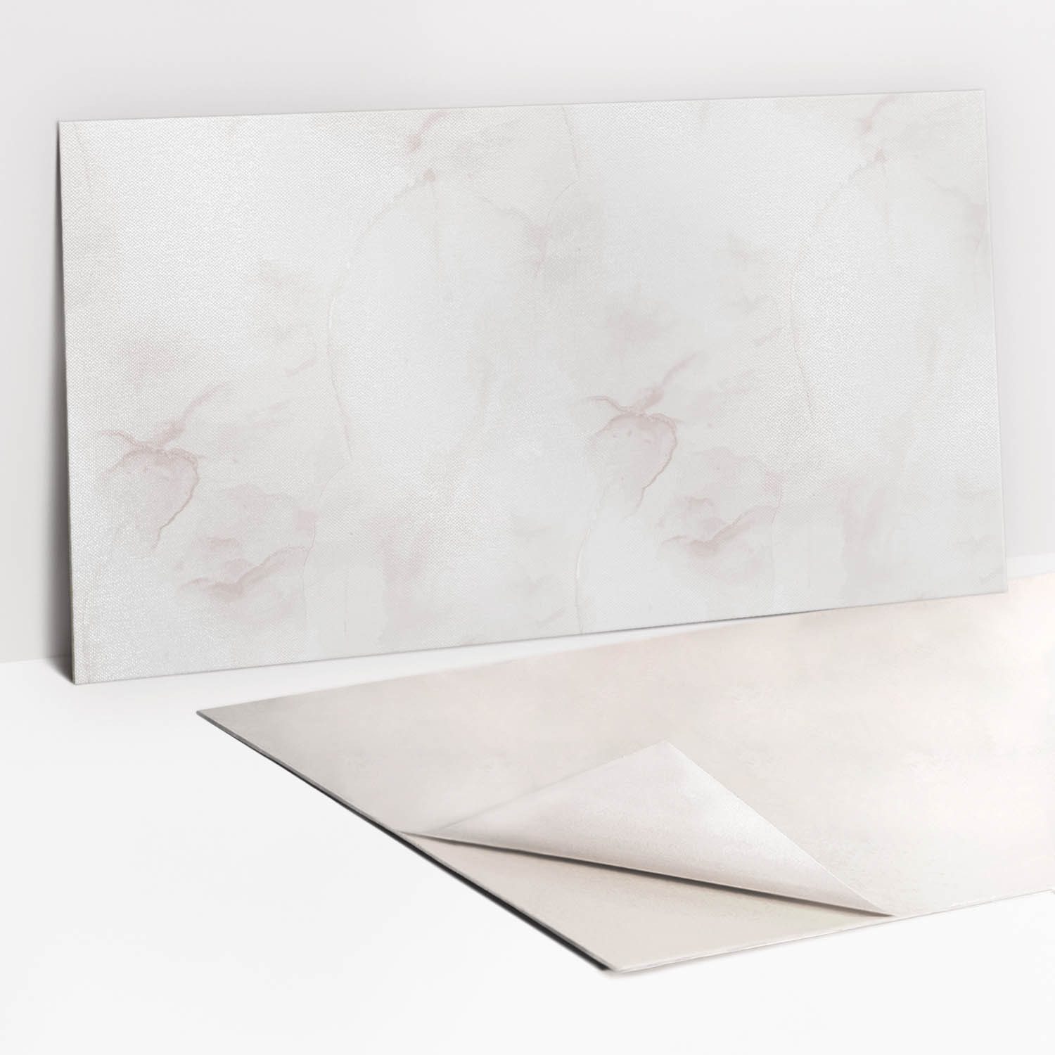 Tulup Wandpaneel Wandverkleidung Heller Marmor 100x50cm günstig online kaufen
