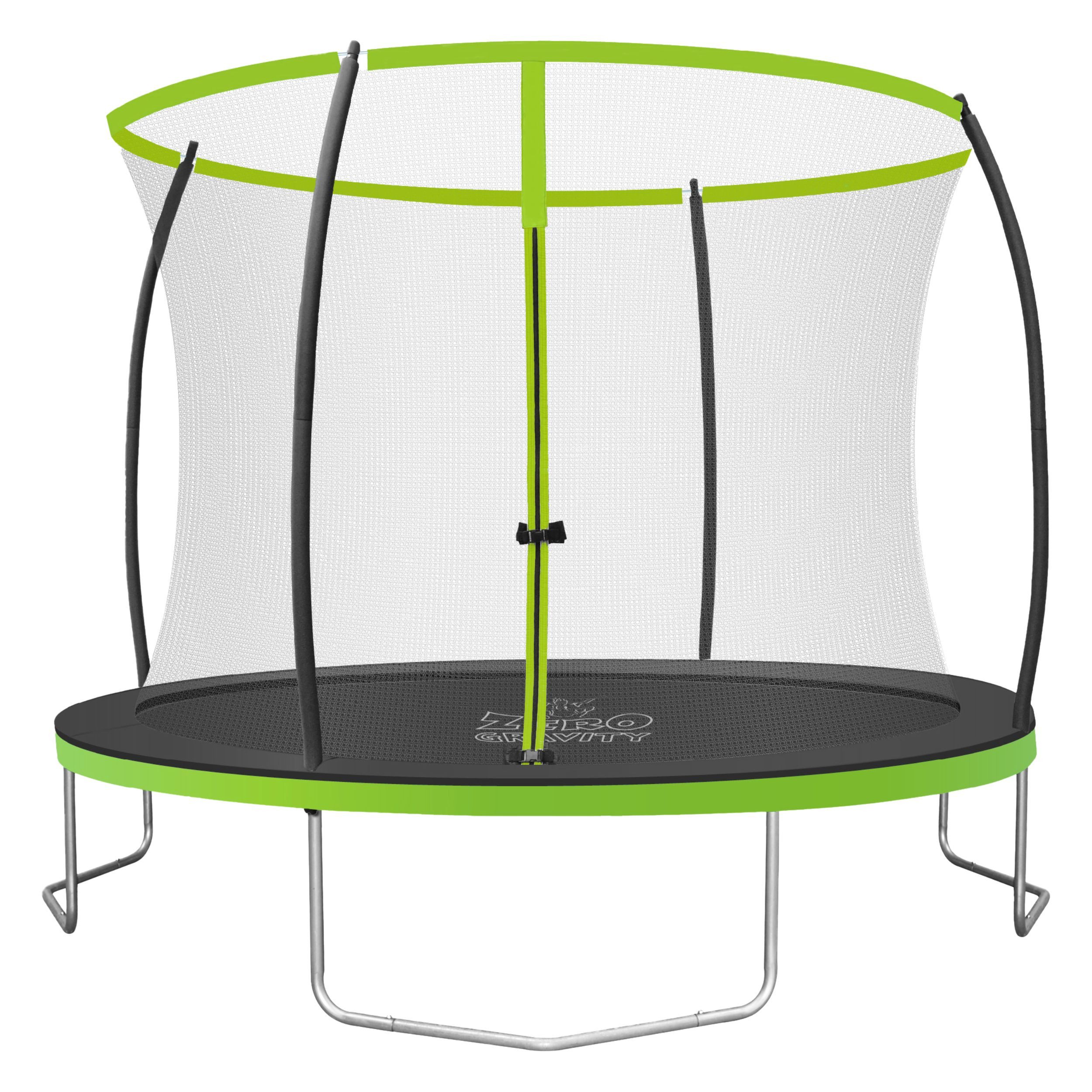 Zero Gravity Gartentrampolin Trampolin Outdoor Ø305cm mit smartem Klappnetz, Ø 305 cm