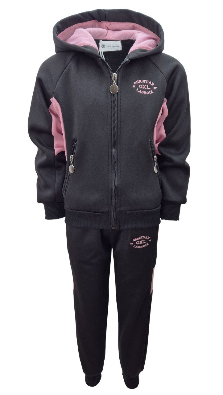 Girls Fashion Jogginganzug Jogginganzug Freizeitset Sweat-Jacke + Jogginghose MF171e