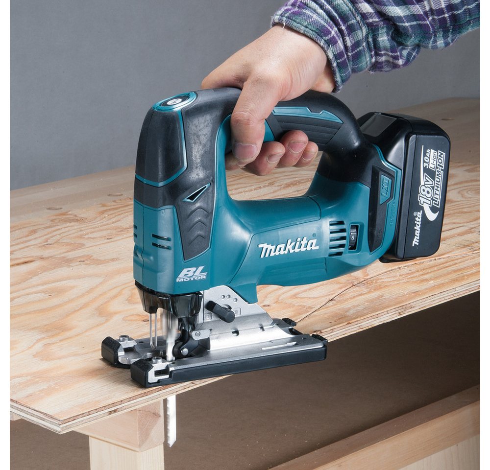 Thumbnail - Makita Akku-Pendelhubstichsäge DJV182Y1J / DJV182Z, 18 V, ohne Akku und Ladegerät