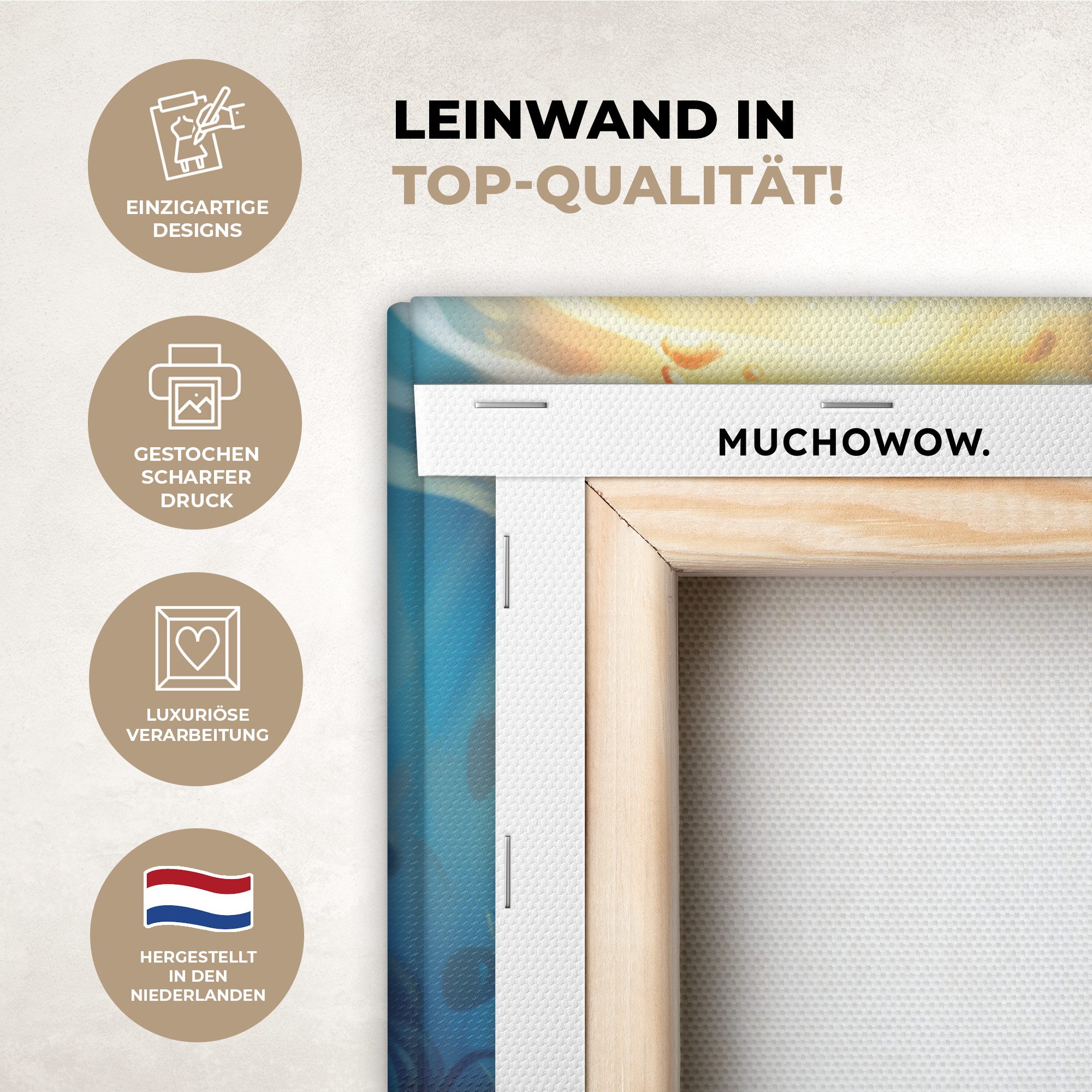 OneMillionCanvasses® Leinwandbild Hai - Baby - günstig online kaufen