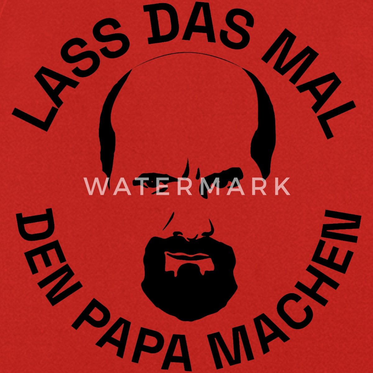 Spreadshirt Kochschürze Stromberg Bernd Lass Das Mal Den Papa Machen Kochsc günstig online kaufen