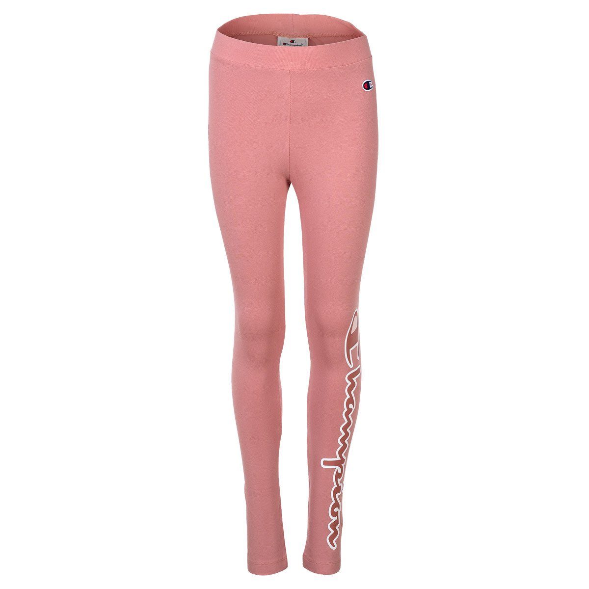 Hose, Leggings Leggings, Champion Mädchen - Baumwolle, Rosa Logo Leggings