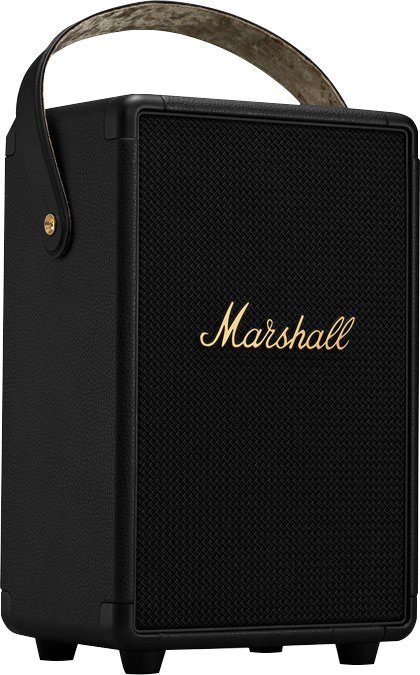 Tufton Portable Stereo and Brass) Bluetooth-Speaker Black Marshall (Bluetooth,