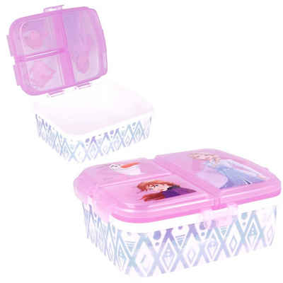 Disney Frozen Lunchbox Brotdose Frozen XL 4 Fächer Eiskönigin Lunch to Go Vesper Dose