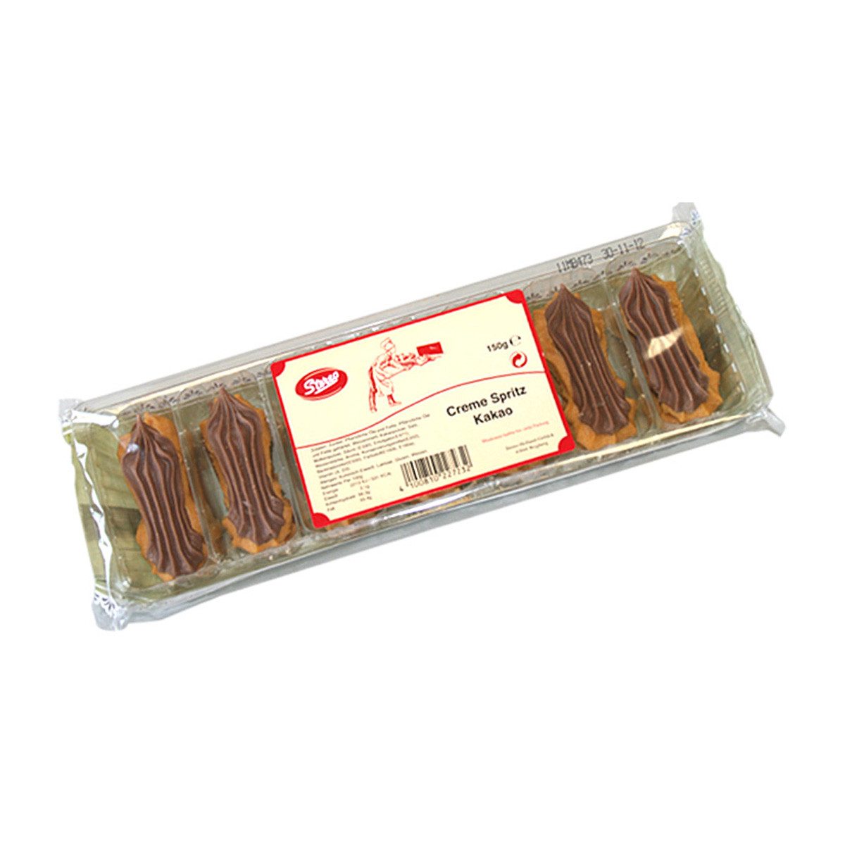 Stereo Kekse, Stereo Cremespritz Kakao Gebäck mit einer leichten Creme 150g