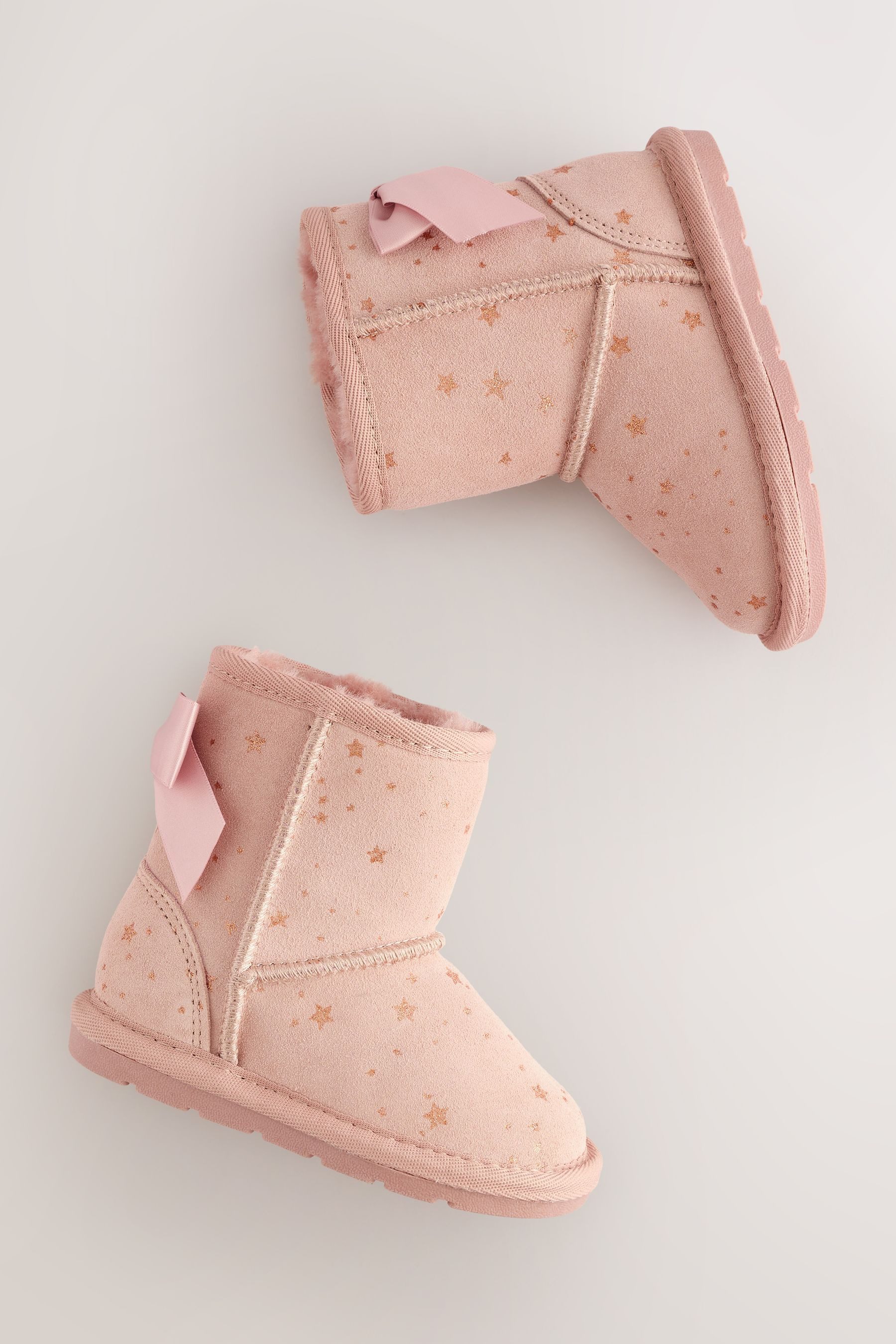 Next Wasserabweisende Schlupfstiefel aus Veloursleder Babystiefel (1-tlg)