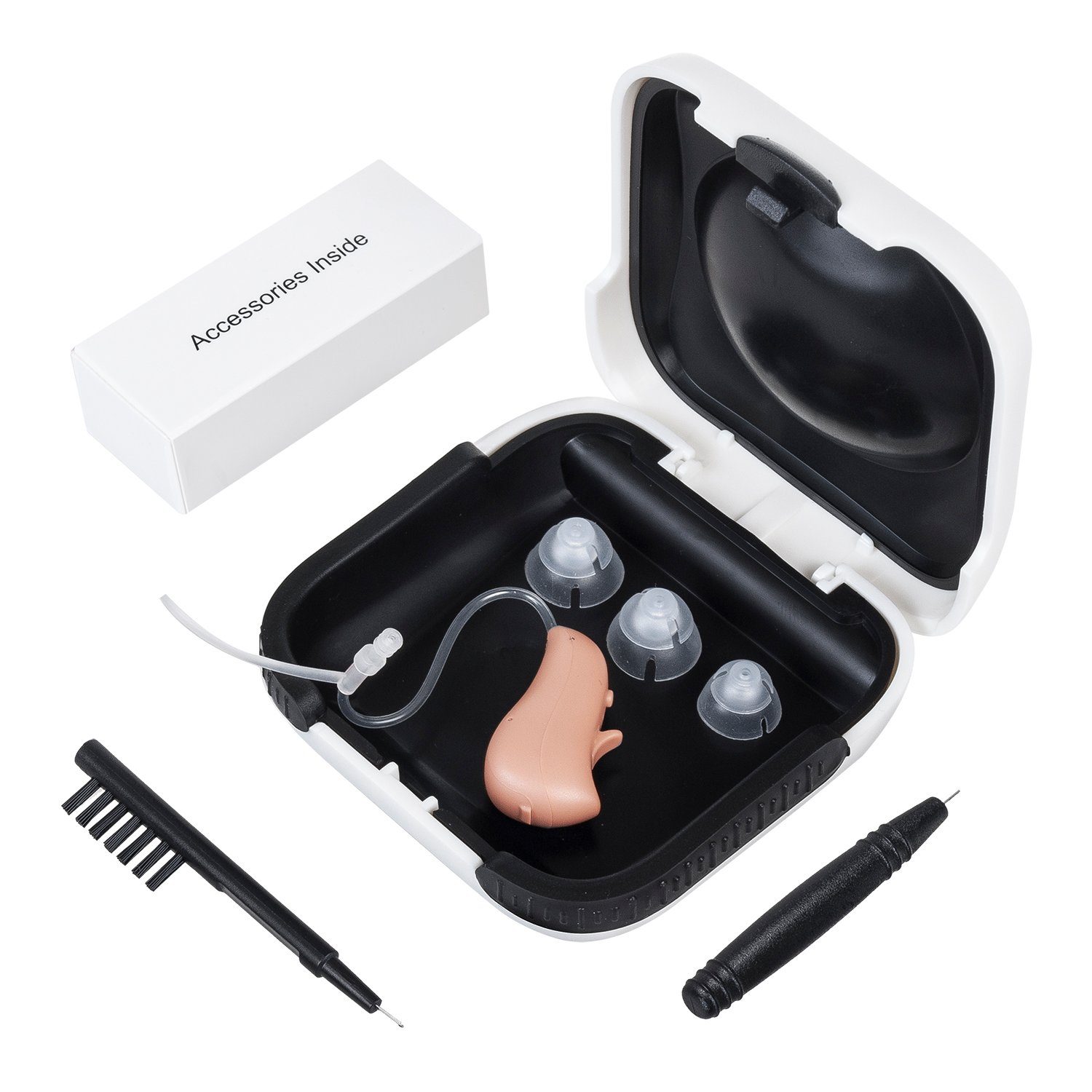 Promedix Hinter-dem-Ohr-Hörgerät PR-420, Digitales Hörgerät Komplettset