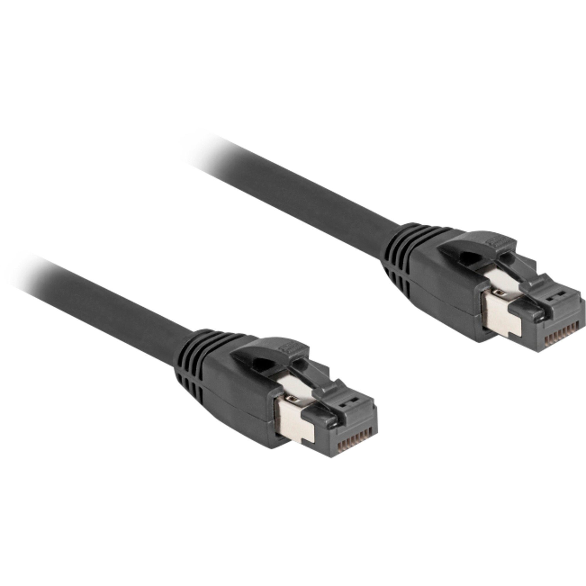 Delock Netzwerkkabel RJ-45 Cat.8.1 S/FTP, bis 40 Gbps LAN-Kabel