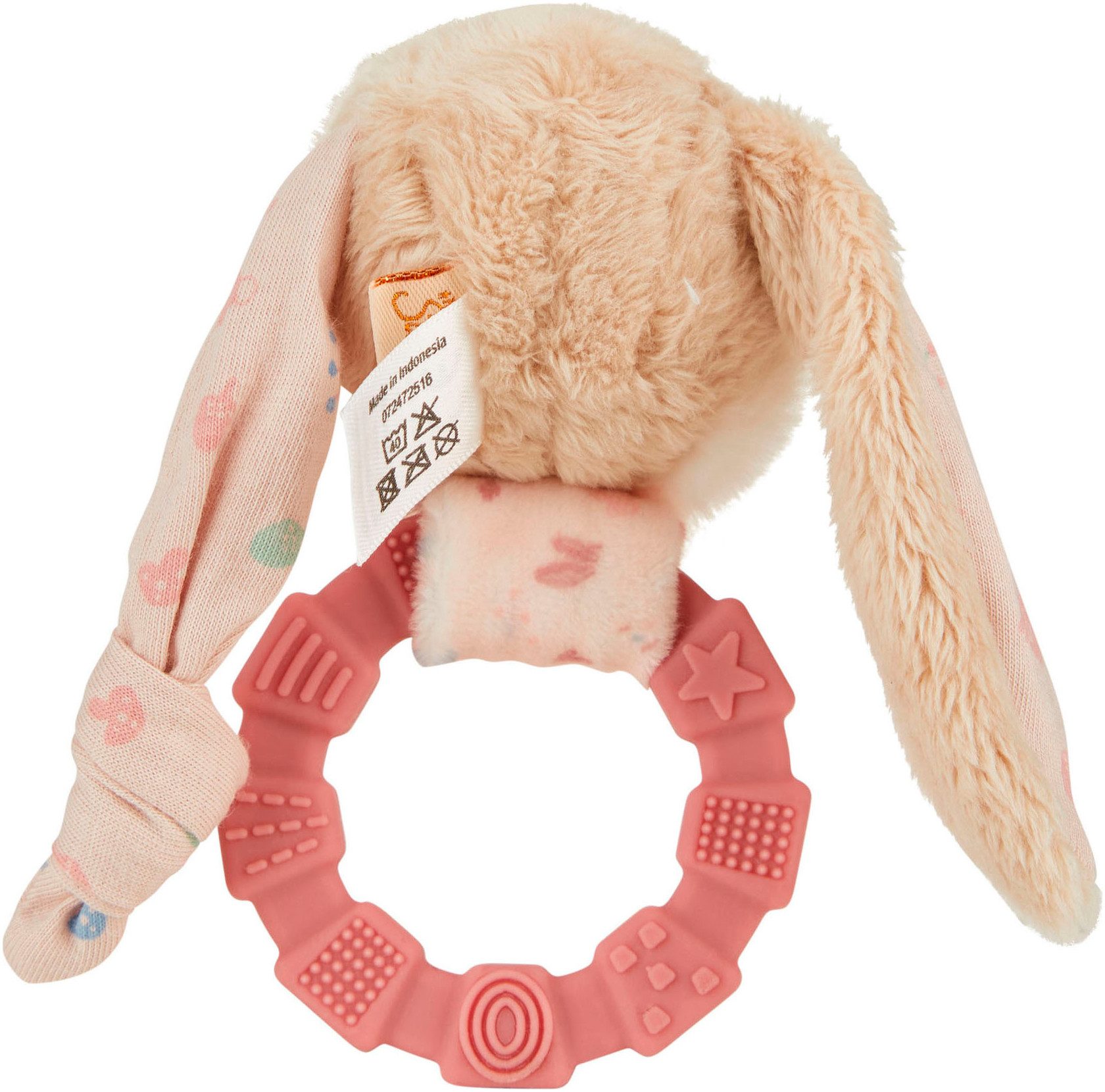 Sterntaler® Greifling Hase Hanni mit Silikonring, mit Rassel