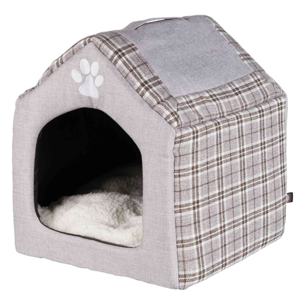 TRIXIE Tierhöhle Höhle Silas - grau/creme - 40 × 45 × 40 cm