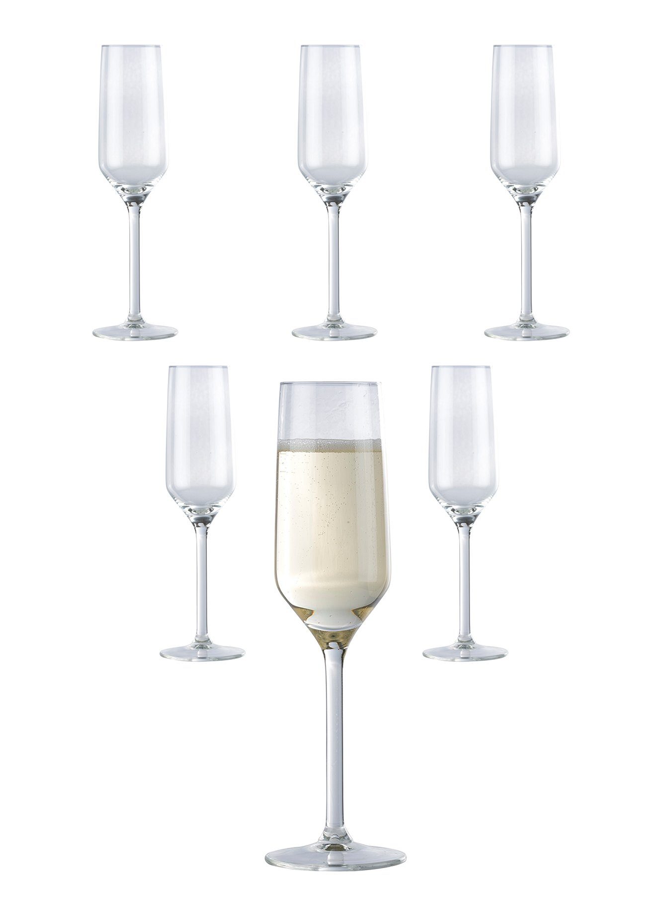 Sektglas Gläserset 6 Stück