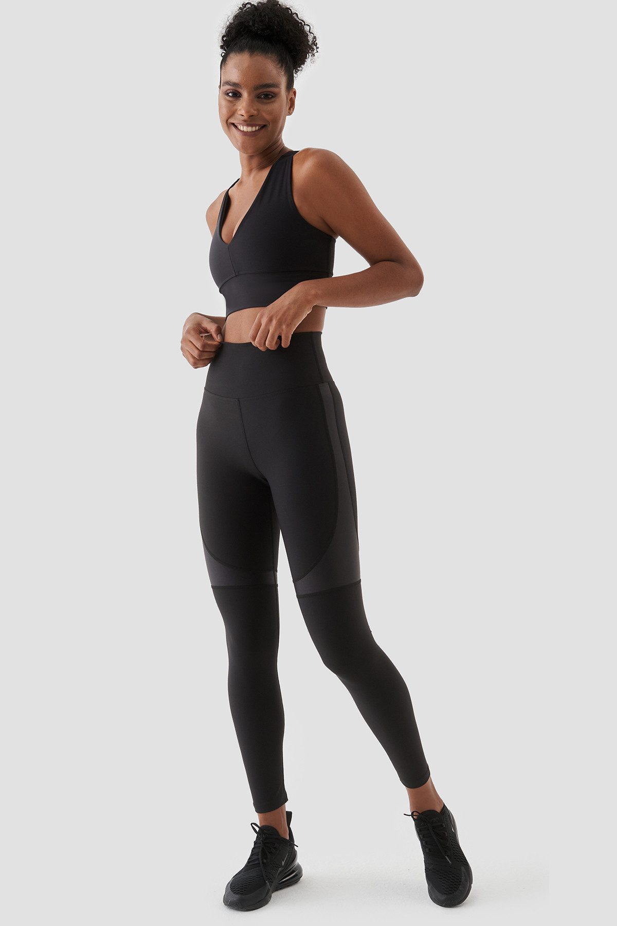 Superstacy Leggings Yvonne Sport-Leggings mit Glänzend Details