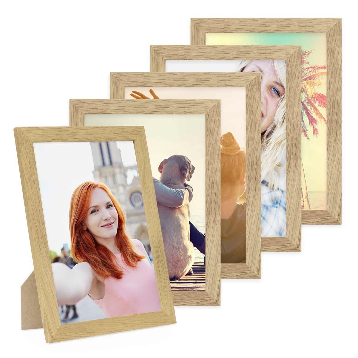 PHOTOLINI Bilderrahmen 5er Set breite Rahmen, günstig online kaufen