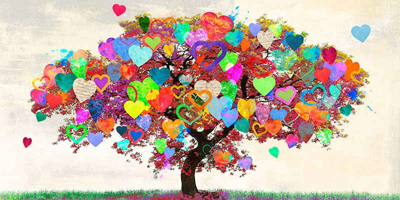 my home Deco-Panel MALIA RODRIGUES - Tree of Love
