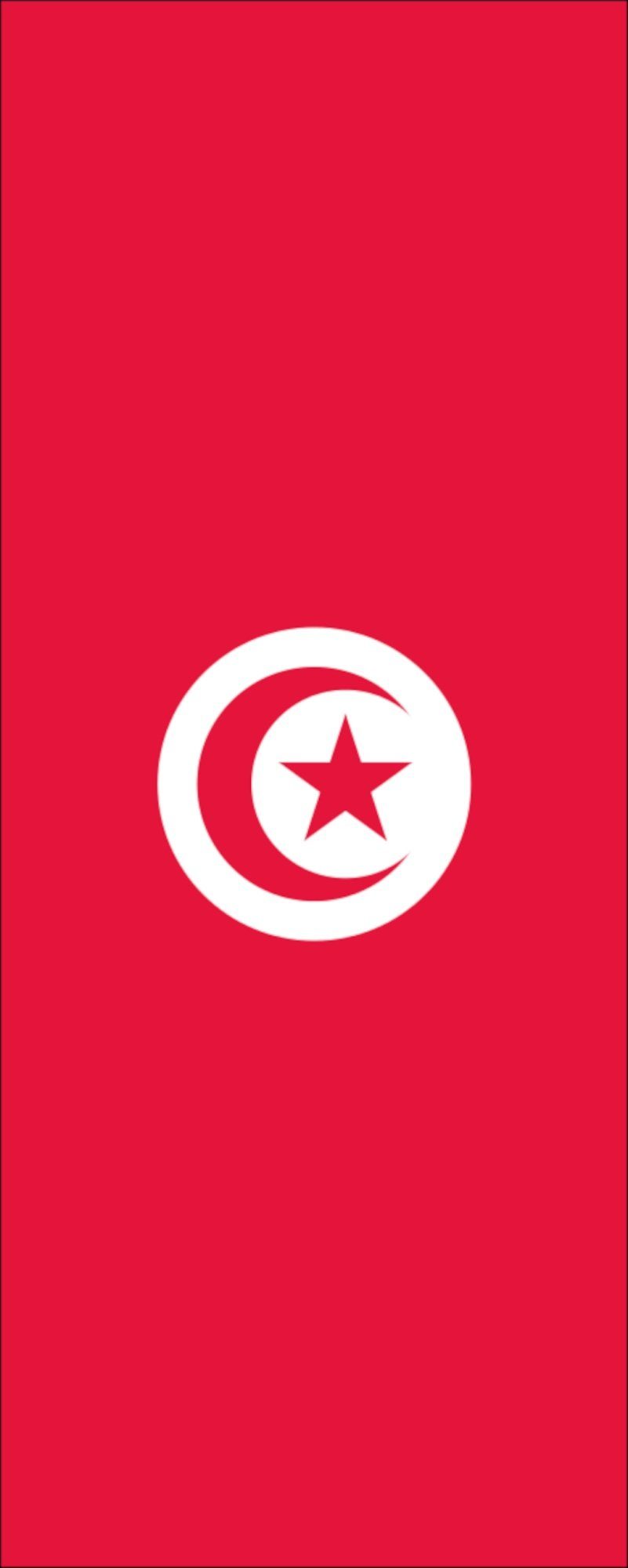 flaggenmeer Flagge Flagge Tunesien 110 g/m² Hochformat