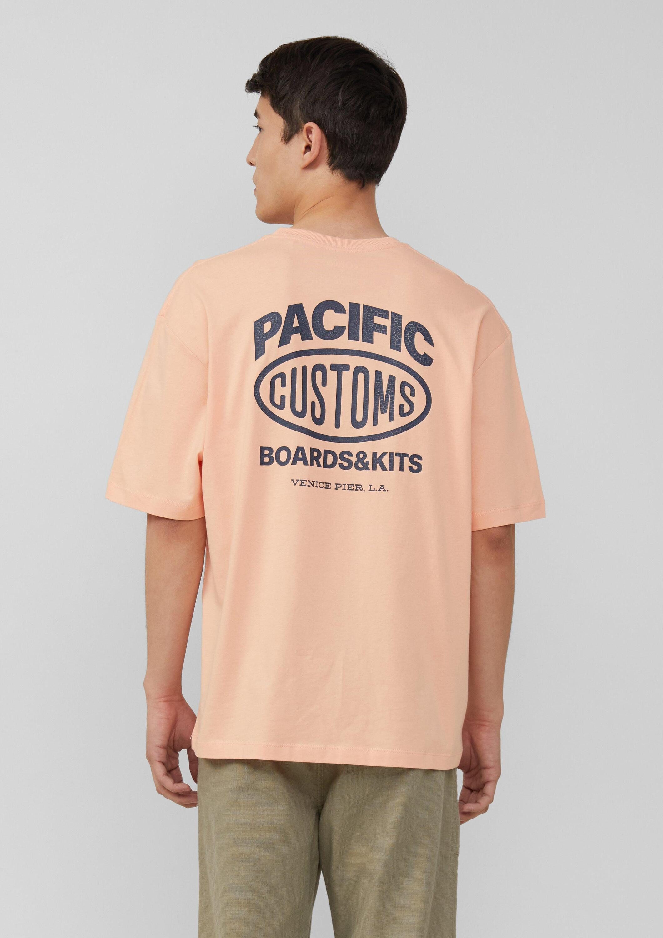 s.Oliver Kurzarmshirt T-Shirt T-Shirt im Relaxed Fit mit Front- und Rückenprint