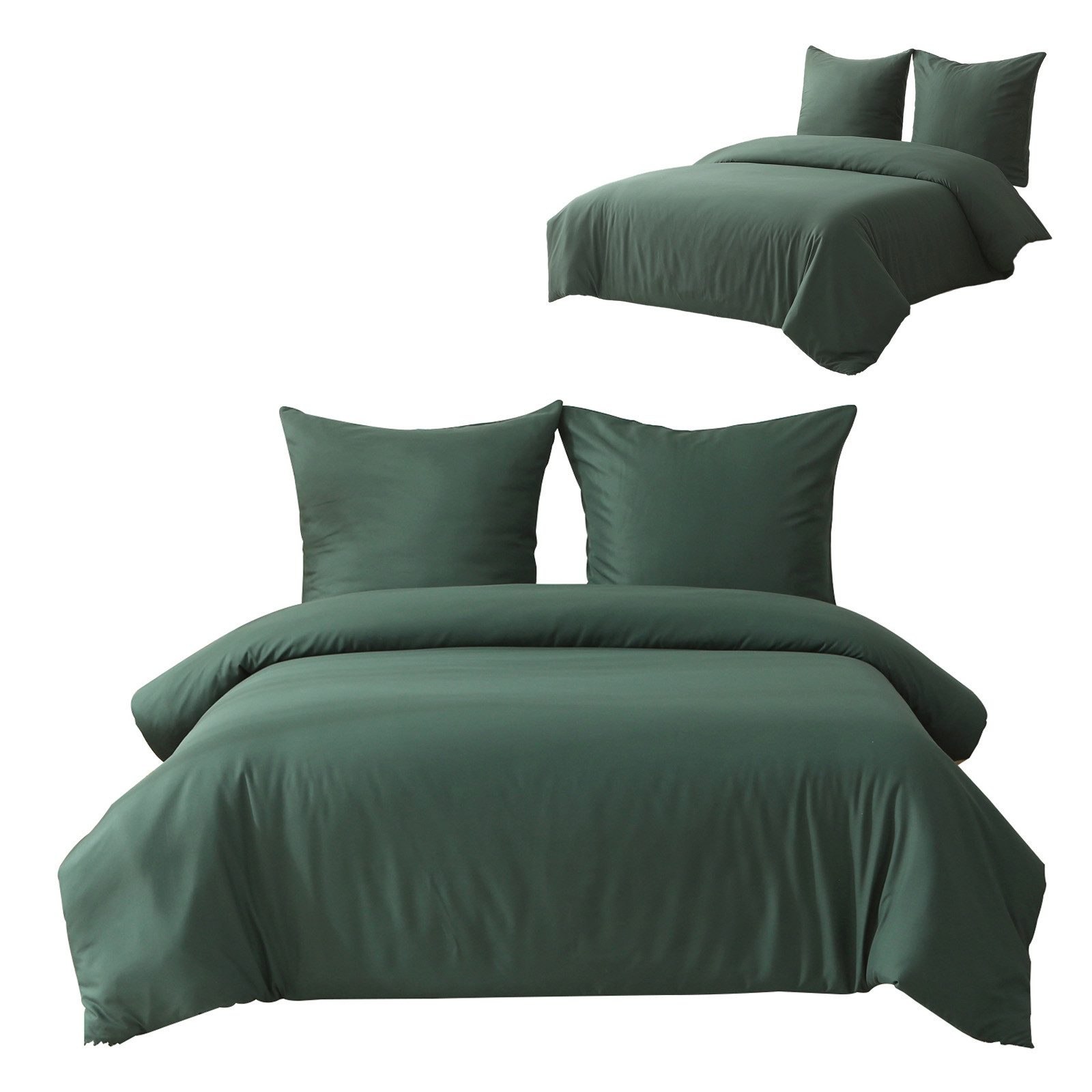 REDOM Bettwäsche Bettbezug Ganzjahres Bettwäsche-Set, 2 günstig online kaufen