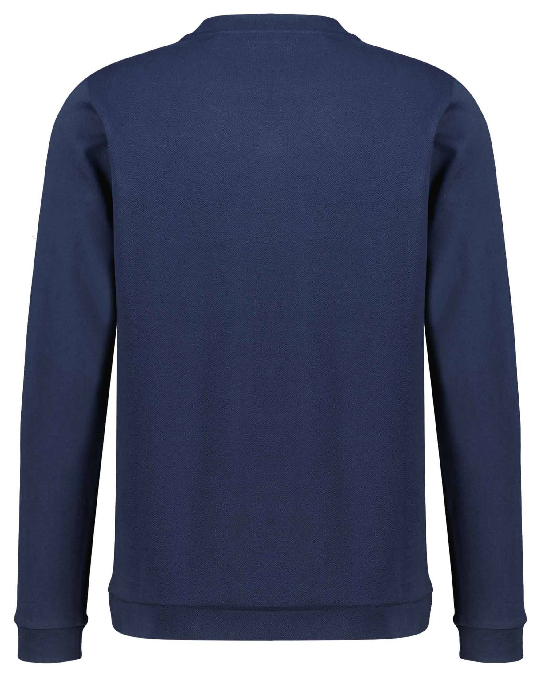 (1-tlg) SALBO Sweatshirt (236) BOSS Sweatshirt CURVED Herren navy