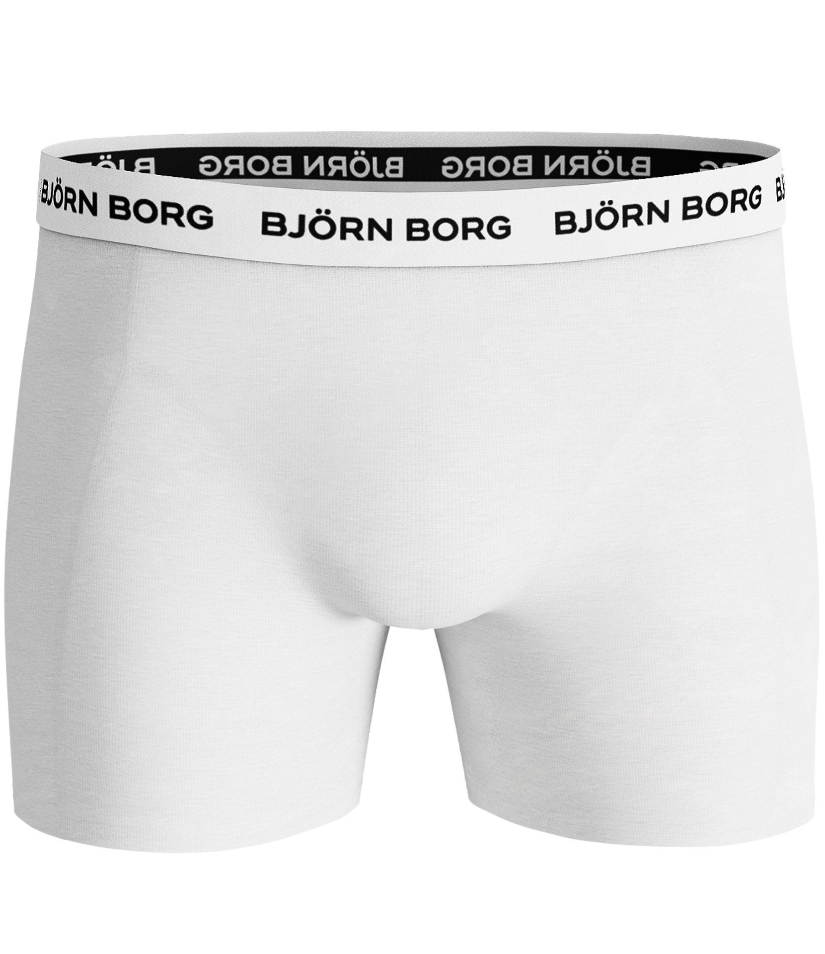 Björn Borg Boxershorts Pants, Boxer Cotton Pack - 5er Herren blau/weiß/schwarz/rot