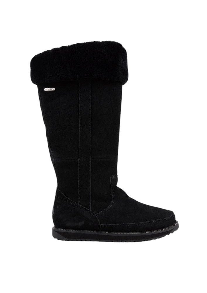 Emu Australia Georgi (Veloursleder, wasserdicht) schwarz Damen Winterstiefe günstig online kaufen