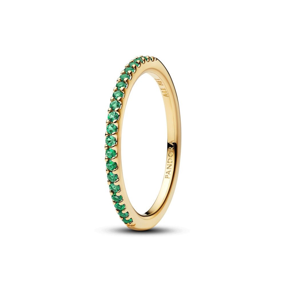 Pandora Fingerring Pandora Timeless Funkelnder grüner Ring 162999C03-54 (1-tlg)
