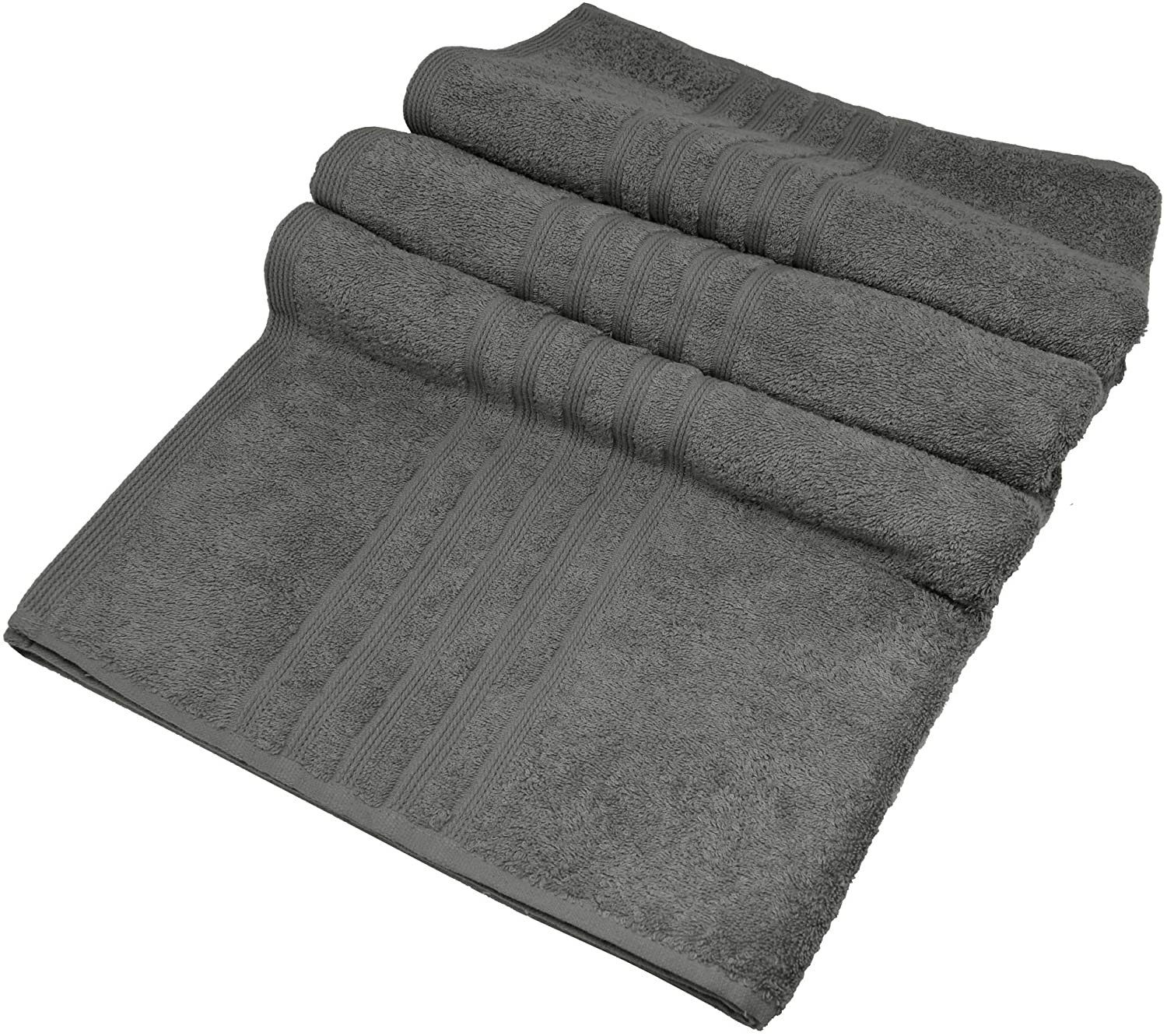 (1-St), Anthrazit Lashuma extra Saunatuch London, Grau Badetuch lang 85x220 cm, Handtuch Wellness Frottee