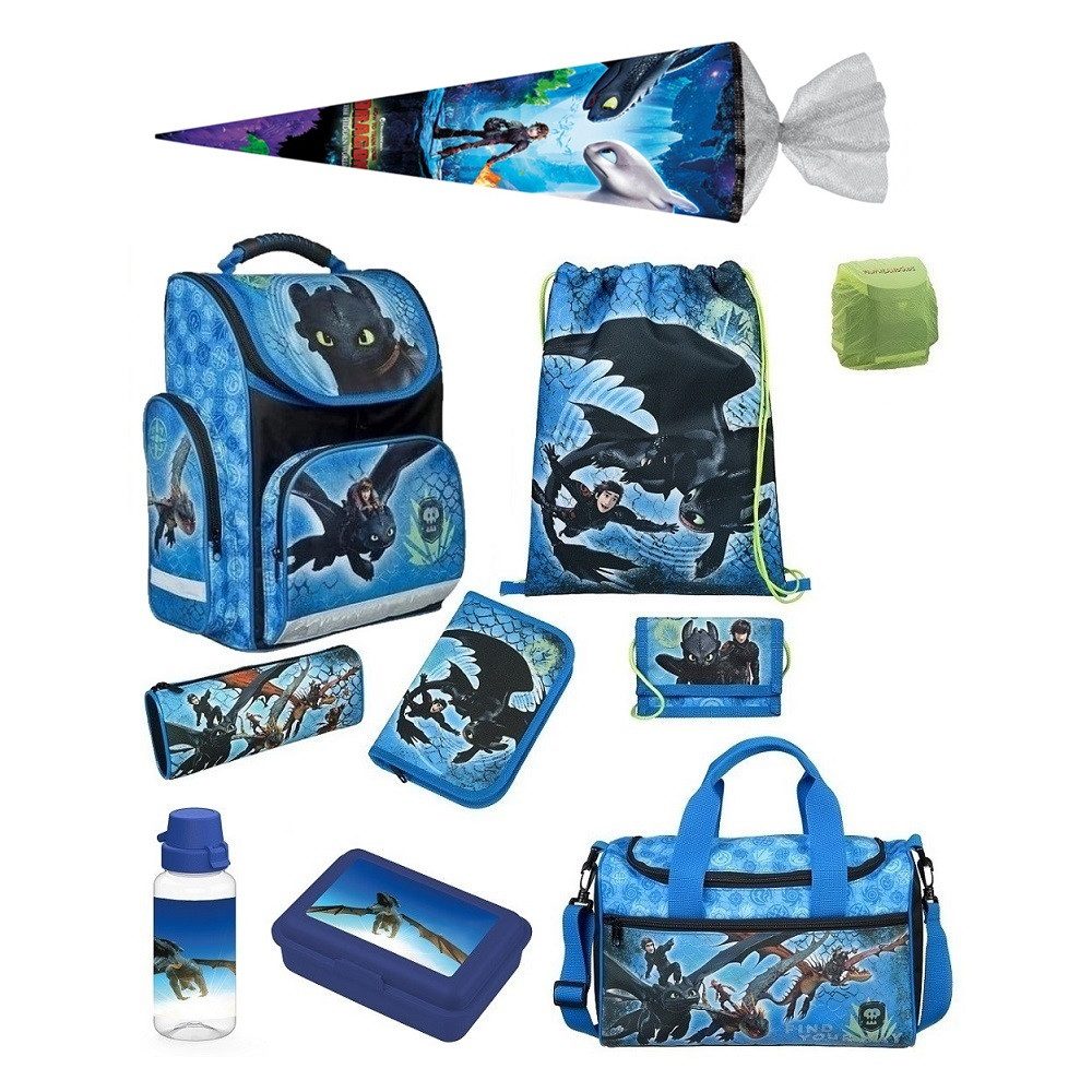 Schulranzen Dragons Drachenzähmen Schulranzen für die 1. Klasse, 930 Gr., 15 L Vol