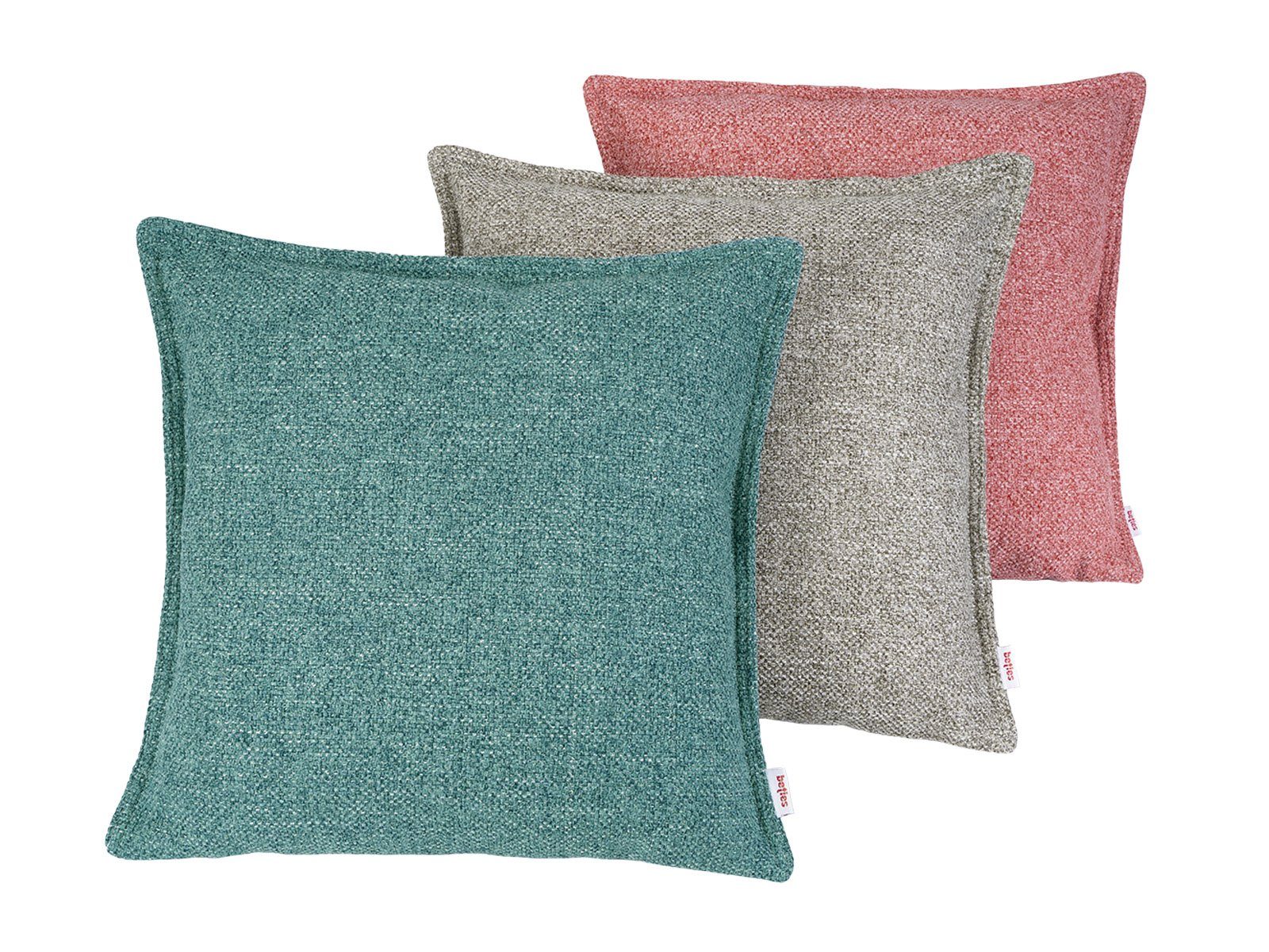 beties Kissenbezug Bouclé, (1 Stück), Boucle Kissenhülle ca. 40x40 cm in Ra günstig online kaufen