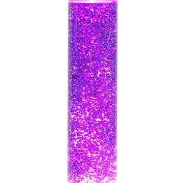 Licht-Erlebnisse Lavalampe YVONNE, Tischlampe Retro Stimmungslicht 38 cm hoch Lila Glitter Tischleuchte