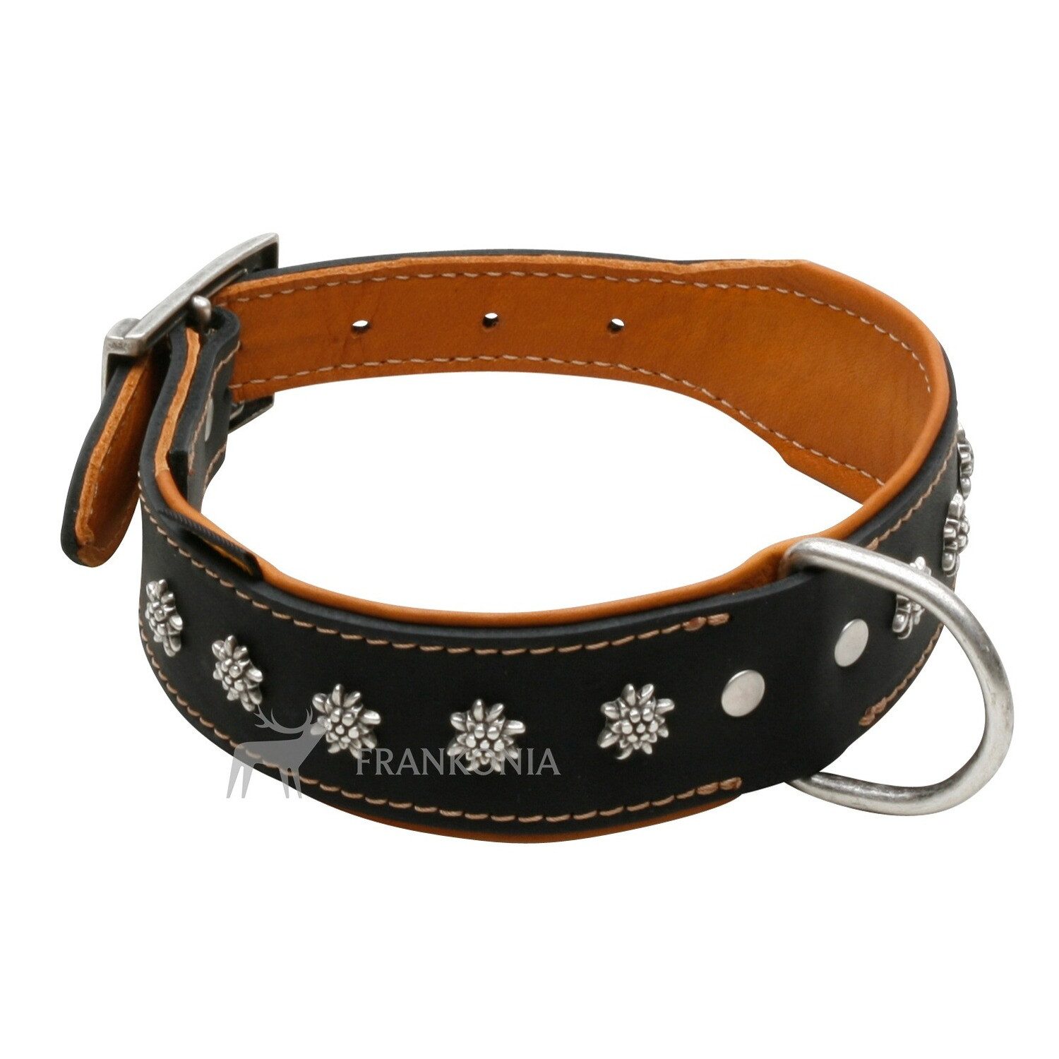 Hunde-Halsband Halsung ''Edelweiß''