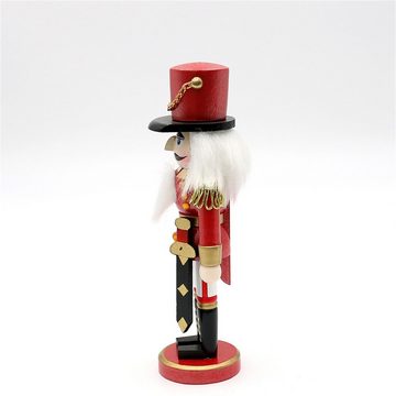 SIGRO Weihnachtsfigur Weihnachts-Nussknacker klein Soldat (Stück, 1 St., 1 Nussknacker), Weihnachtsfigur