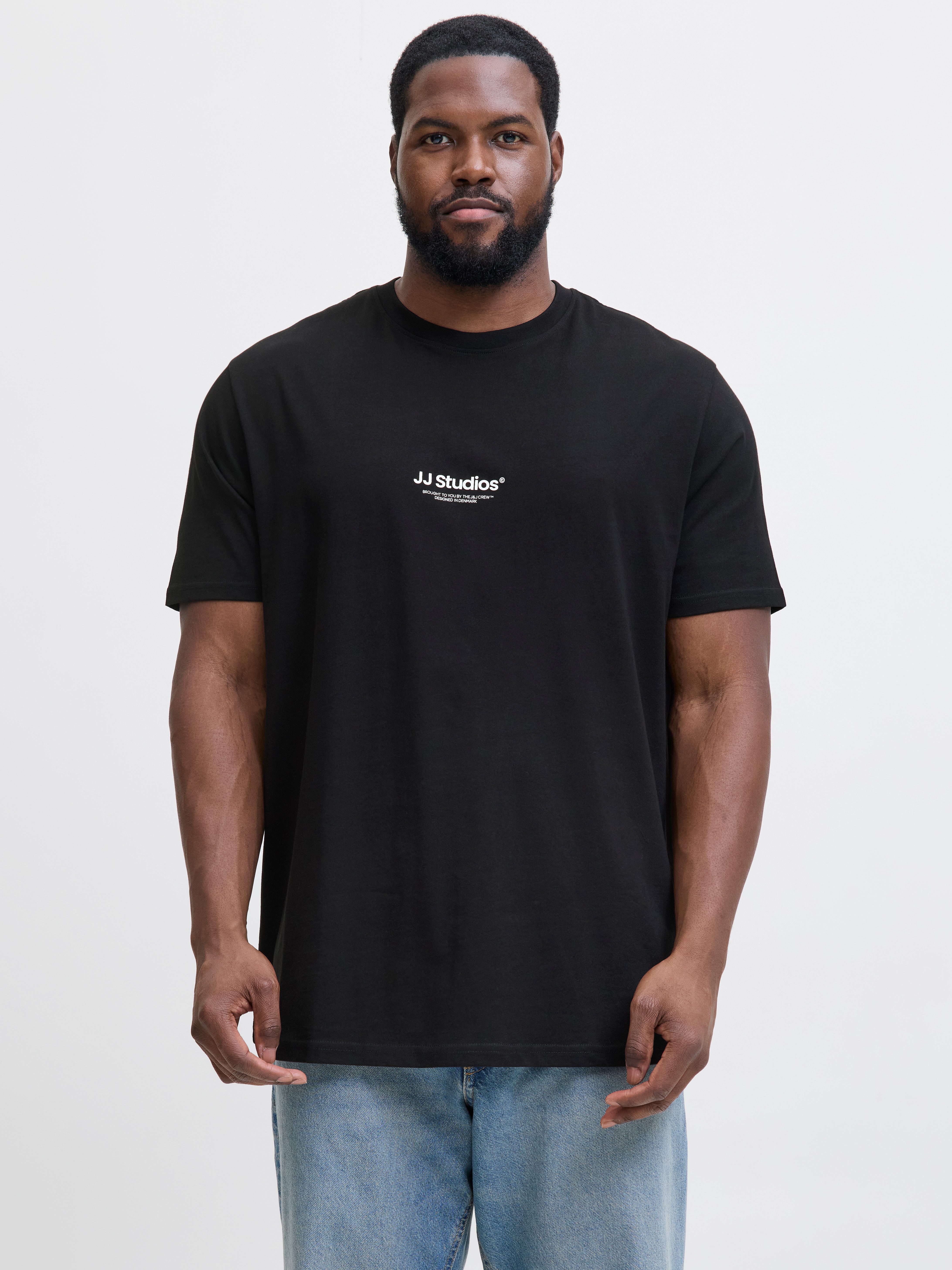 Jack & Jones PlusSize T-Shirt JJESOHO TEE SS CREW NECK NOOS PLS mit Logobra günstig online kaufen