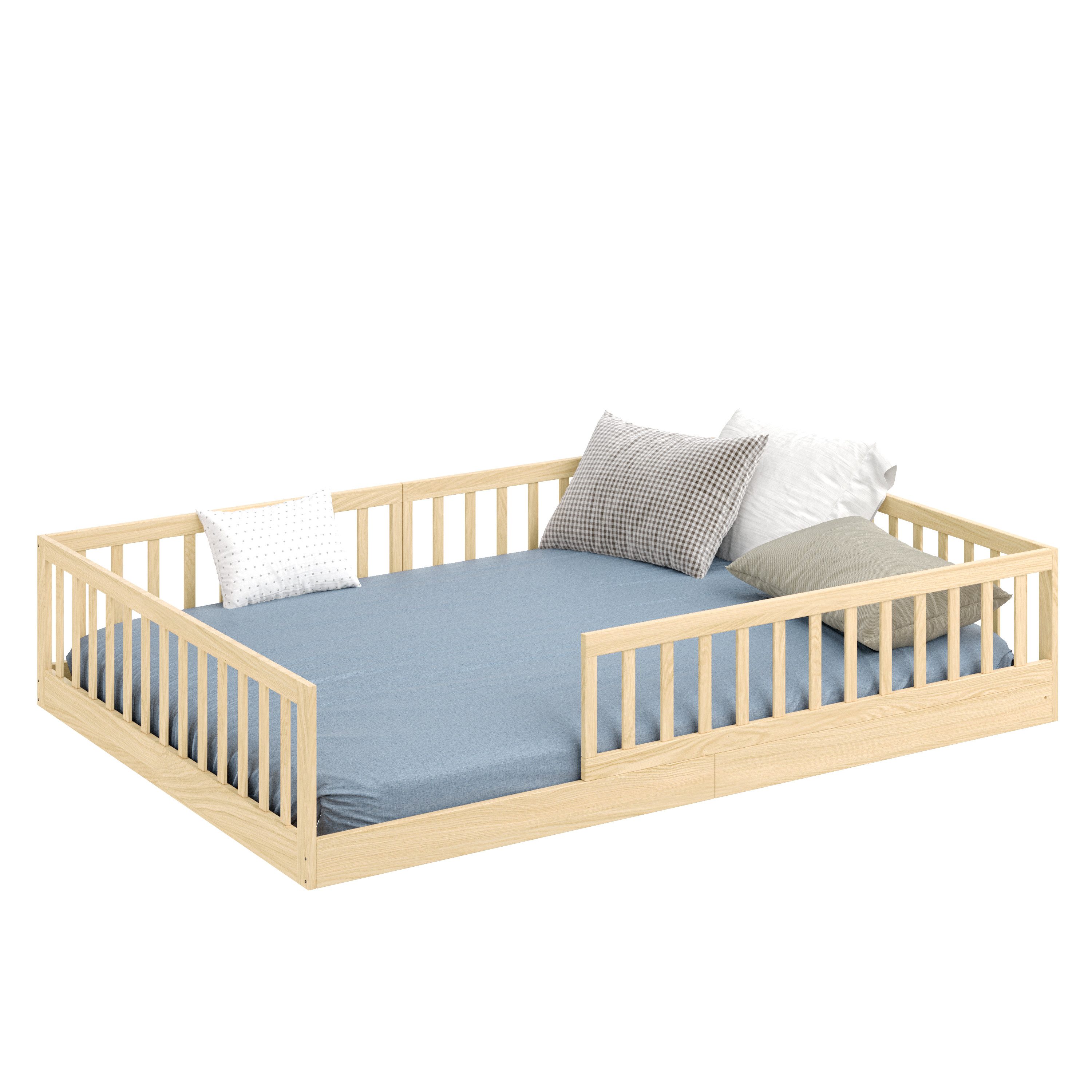 CADANI Kinderbett CADANI Timi Kinderbett Montessori Bodenbett (Rausfallschu günstig online kaufen