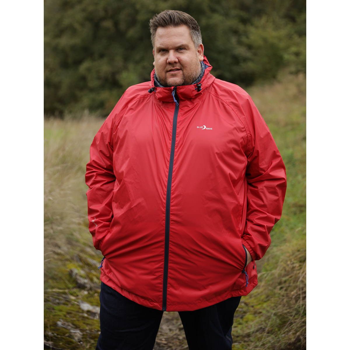 RennerXXL Funktionsjacke Fabian Leichte Dünne Herren XXL Regenjacke Übergrößen XXXL-10XL Ultra leicht und wasserdicht