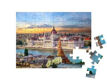 puzzleYOU Puzzle Berühmtes Wahrzeichen in Budapest, 48 Puzzleteile, puzzleYOU-Kollektionen Ungarn