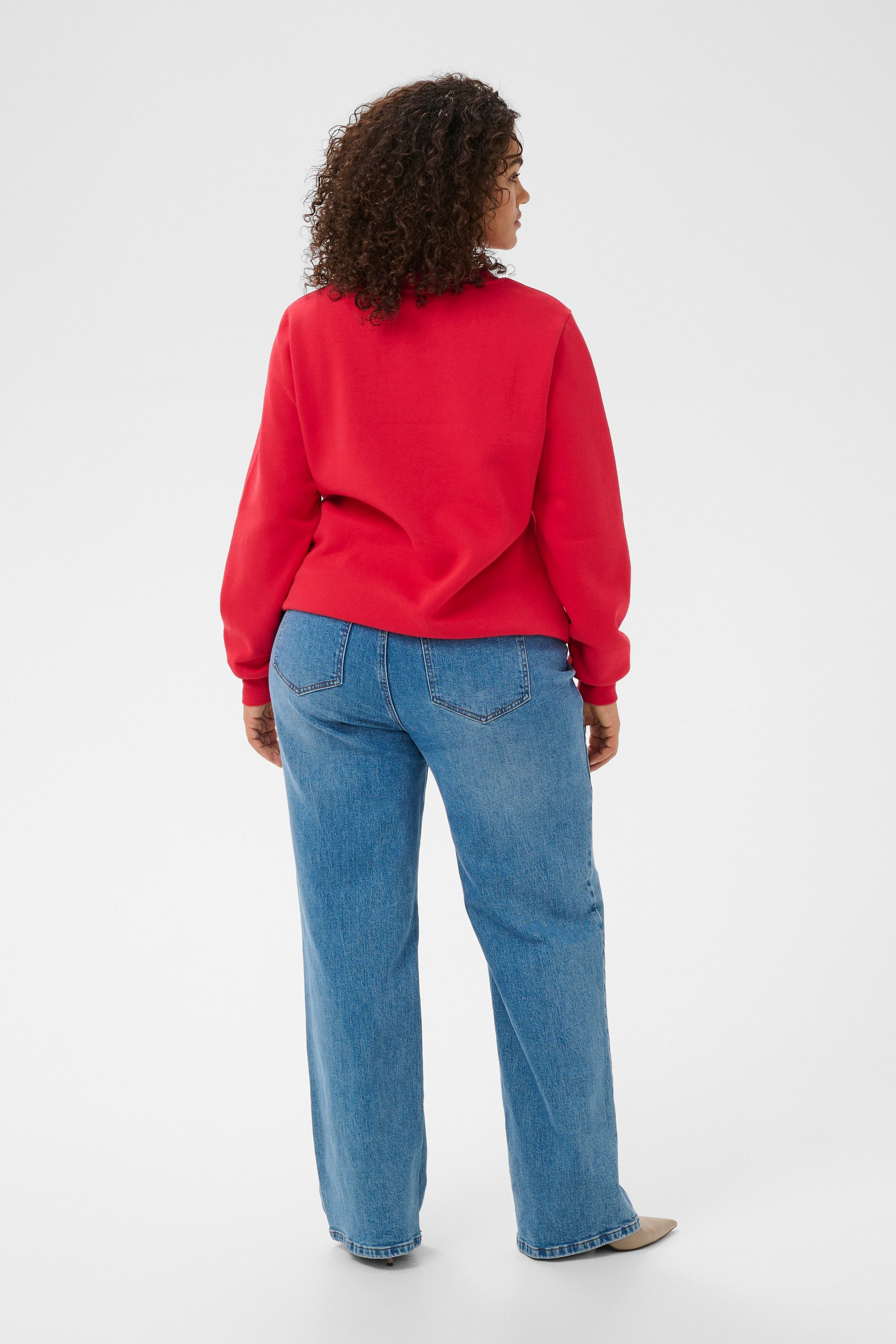 KAFFE Curve Fleecepullover Sweatshirt KCmili plus