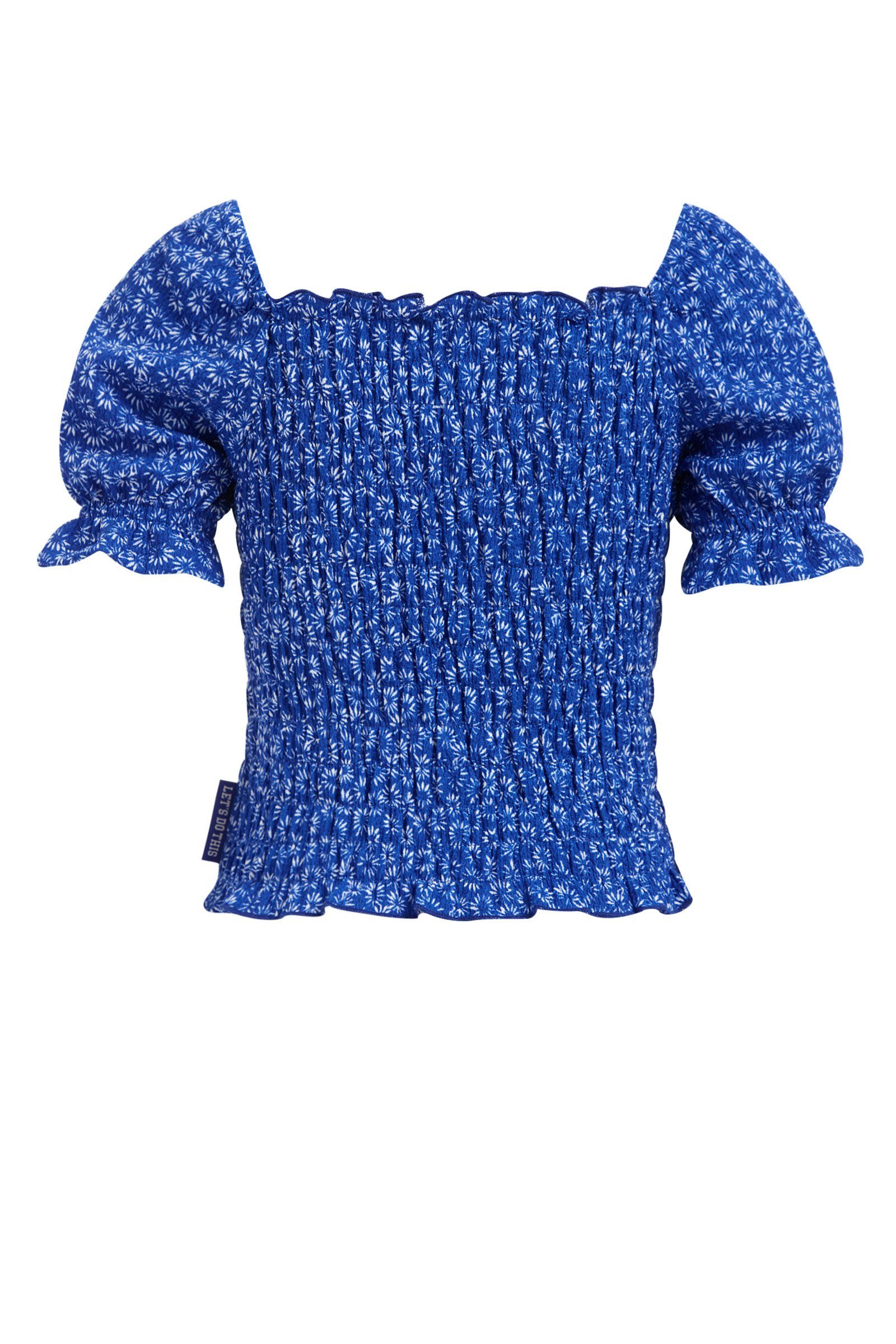 Fashion (1-tlg) WE Kobaltblau T-Shirt