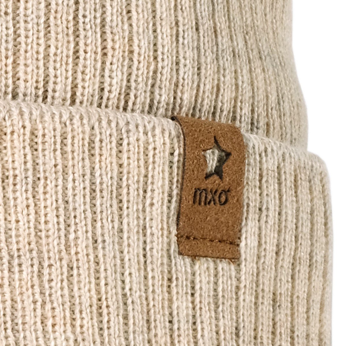 MAXIMO Beanie aus Baumwolle, wärmend, gefüttert, unifarben