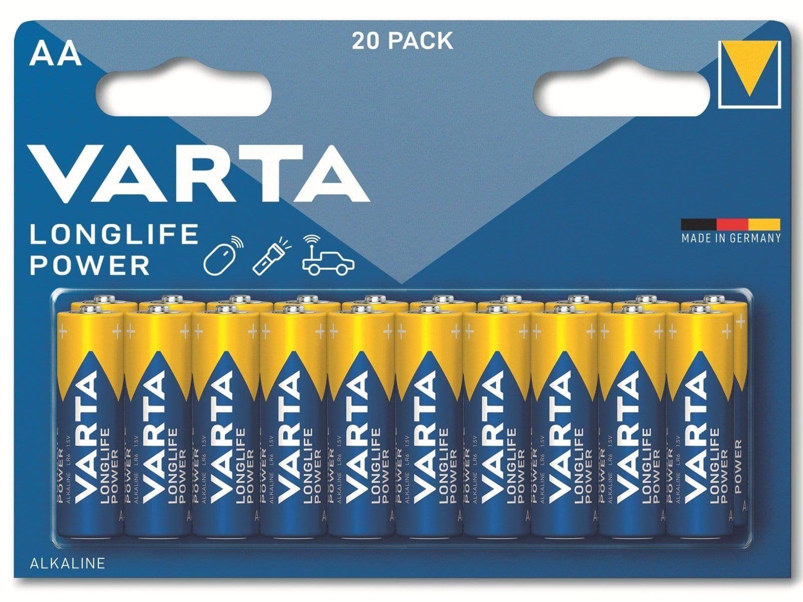 VARTA VARTA Batterie Alkaline, Mignon, AA, LR06, 1.5V Batterie