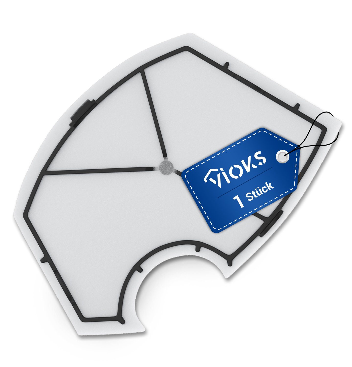 VIOKS Motorschutzfilter kompatibel mit Vorwerk Kobold, Zubehör für Staubsauger, VK140, VK150