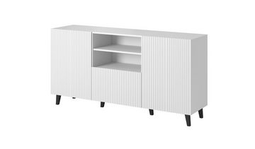 Domando Sideboard Sideboard Carducci, Breite 150cm, edel gefräste Fronten