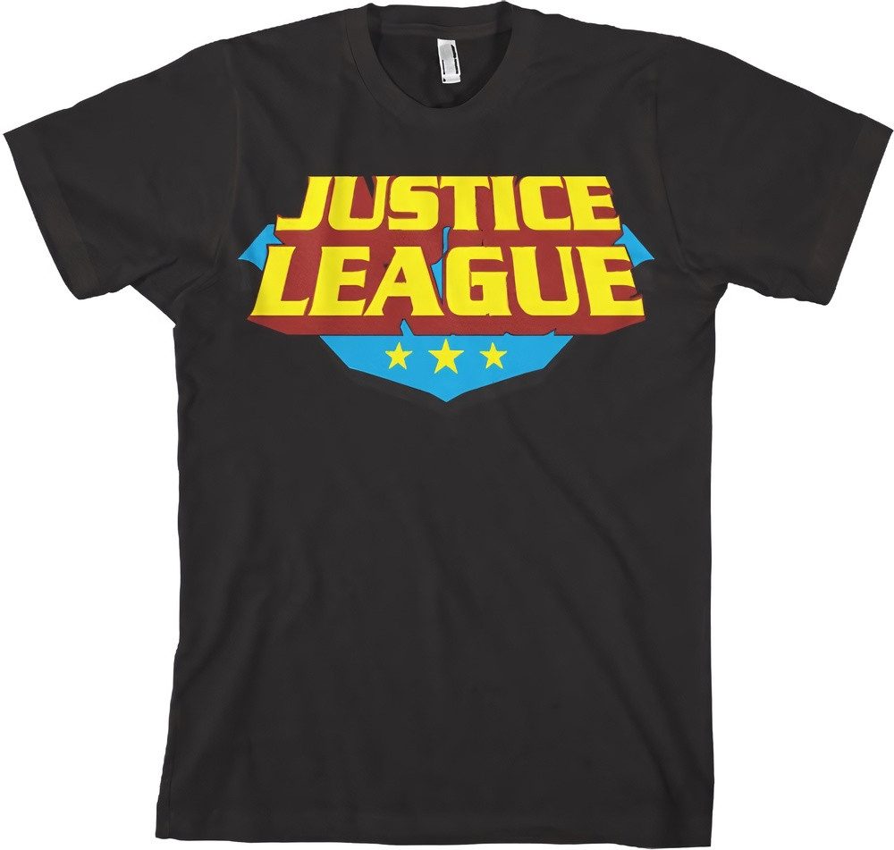 Justice League T-Shirt Classic Logo Big Tall T-Shirt