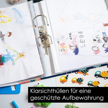 OfficeTree Aktenordner Portfolio Kindergarten, Sammelordner mit Motiv Autos