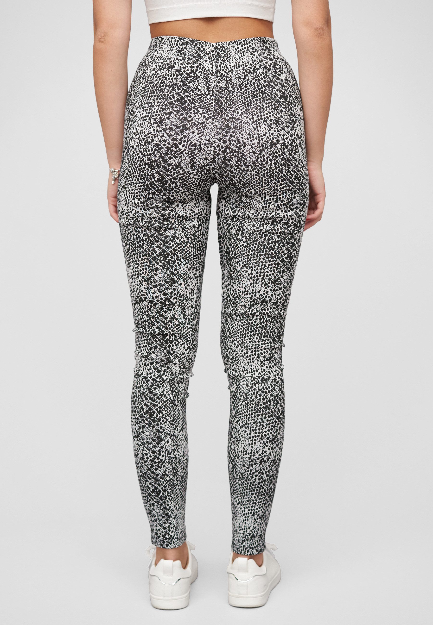 CLOUD 5IVE Leggings CLOUD 5IVE Viskose Stoffhose Schlangenhaut Muster (1-tlg) – Bild 5 von 5