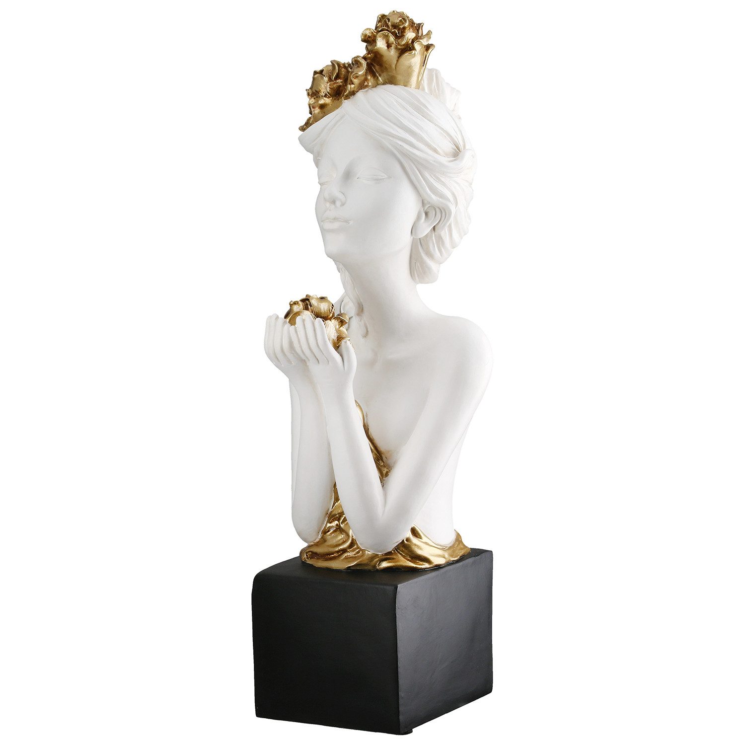 GILDE Dekofigur Skulptur Rosenliebe, Höhe: 42 cm