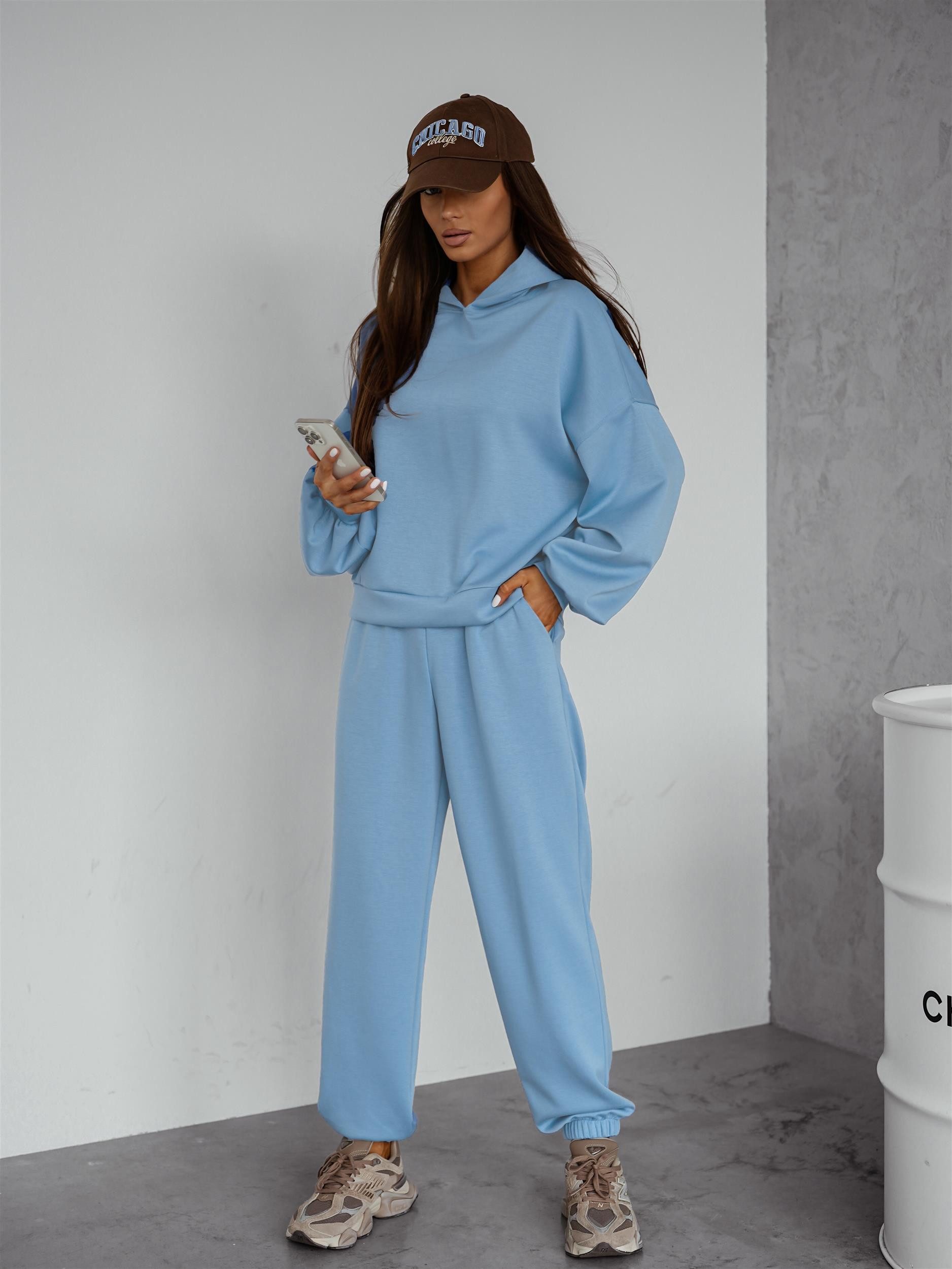 EloModa Jogginganzug Damen Trainingsanzug Oversize Jogginganzug 2-teilig Hoodie und Jogging (2-tlg)