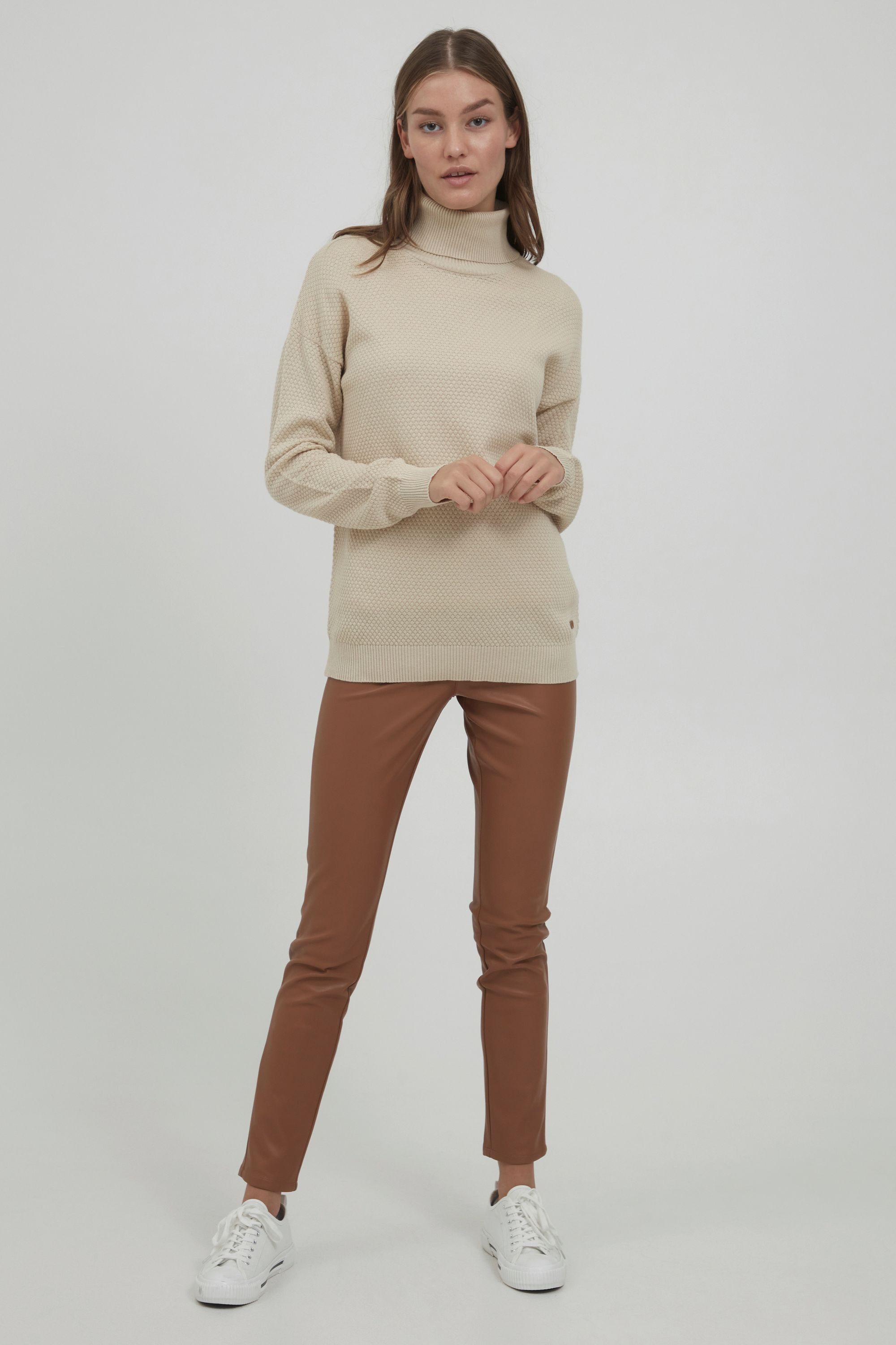 OXMO Rollkragenpullover OXSina Strickpullover mit Rollkragen günstig online kaufen